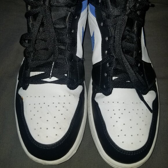 JORDAN 1 MID White Black Racer Blue - Picture 6 of 8